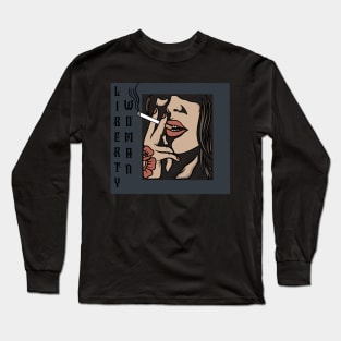 Cigarette girl Long Sleeve T-Shirt